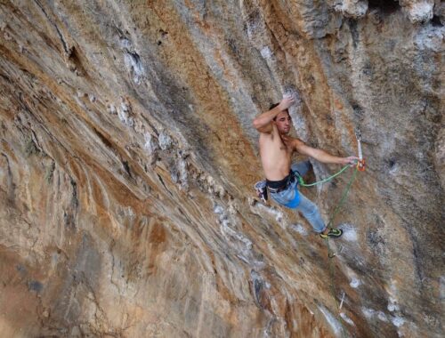 Dexter Bateman Rock Climbing