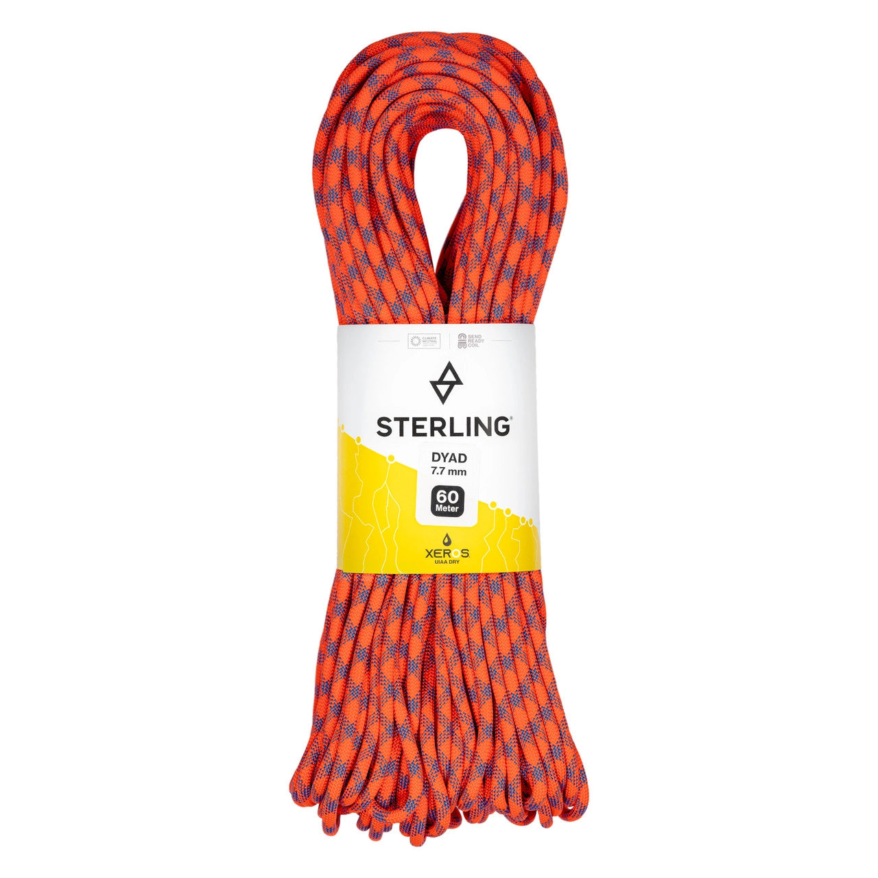 Sterling IonR 9.4 Xeros Climbing Rope 60 m – Yellow