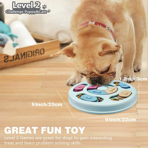 Dog Puzzle Feeders Dog Feeding Bowl Slow Cat Slow Puzzle Feeder Toys