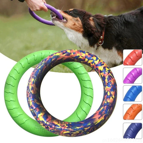 Durable Pet Flying Training Ring Anti-Bite Annulus Interactive Dog Toys for Aggressive Chewers