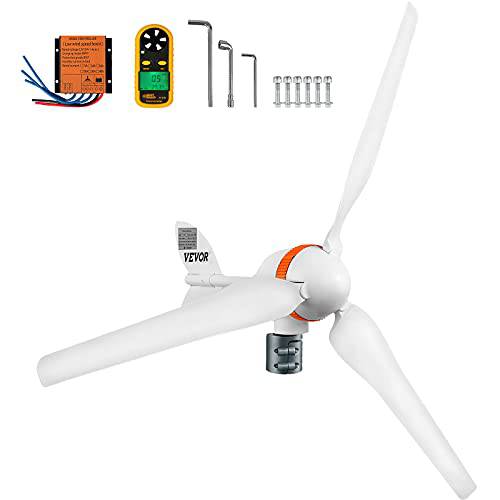 VEVOR Wind Turbine Generator, 12V/AC Wind Turbine Kit, 400W Wind Power Generator with MPPT Controller 3 Blades Auto Adjust Windward Direction Suitable for Terrace, Marine, Motor Home, Chalet, Boat - Take and Pop Stores - Affordable Fast Online Shopping