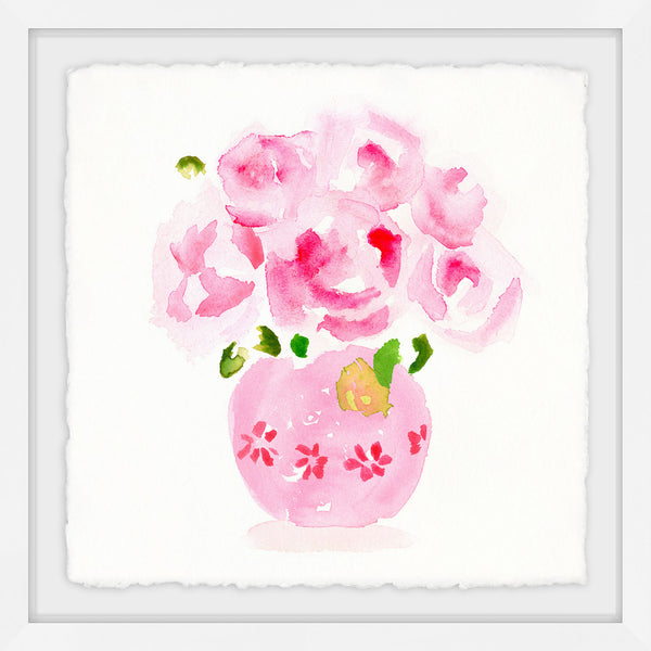 Pink Floral Vase – Marmont Hill