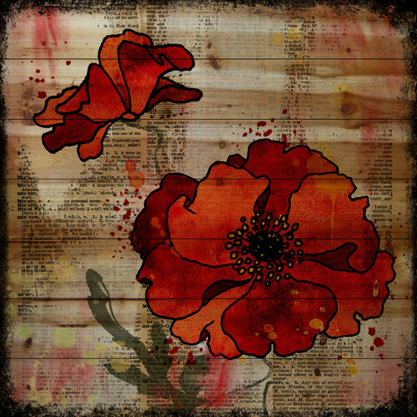 Dark Red Poppies – Marmont Hill