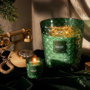 Voluspa Noble Fir Garland, 5 Wick Hearth Candle - Blair and Blythe
