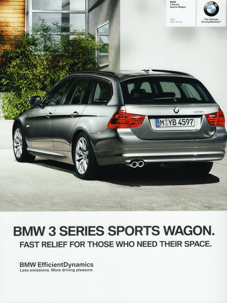 BMW E91 3 Series Dealership Sales Brochure, 2009 – BIMMERtips.com