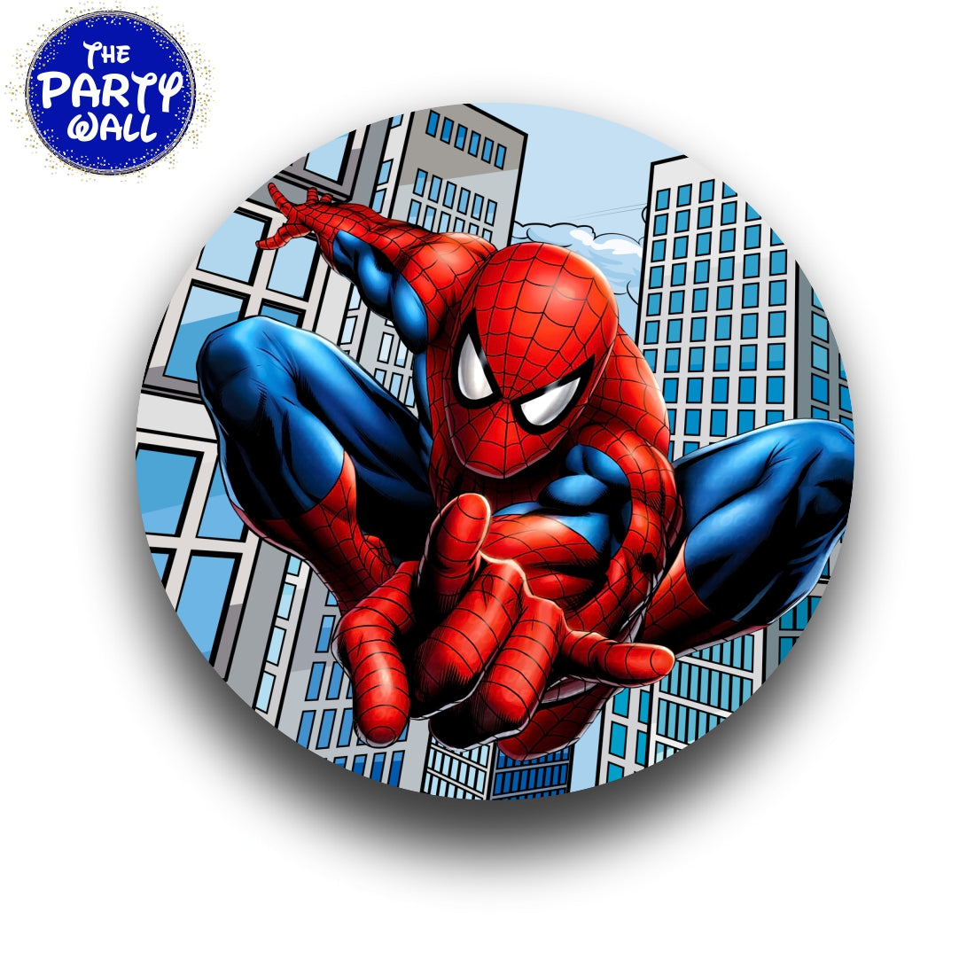 Spiderman - Funda para mampara circular – The Party Wall