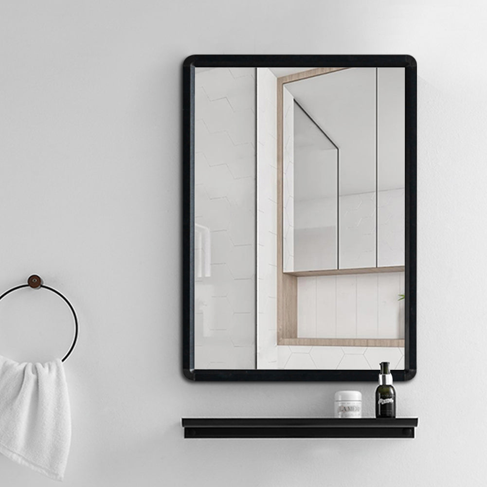 Photos - Bathroom Mirror Bathroom Deco 630x480mm  Black Framed Decorative Mirror CD0333 