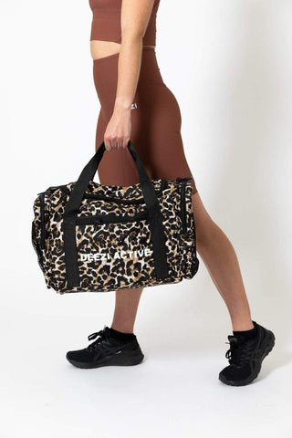 Deezi Active Brown Leopard Gym Bag