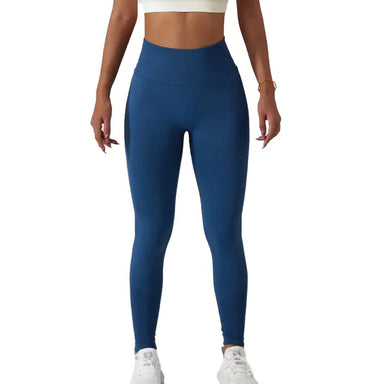 Baller Babe Blue Compression Textured Leggings Squat Proof Womens Tights –  Baller Babe Active Wear