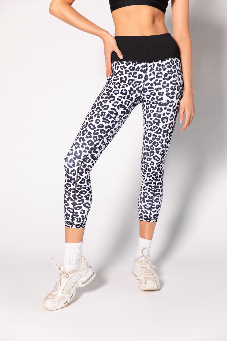 BFF Leggings Snow Leopard| Deezi Active | Be Activewear