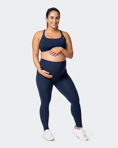 Maternity Leggings - Navy