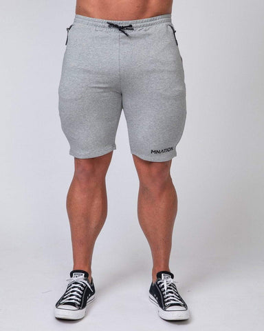 Mens Casual Shorts - Grey — Be Activewear