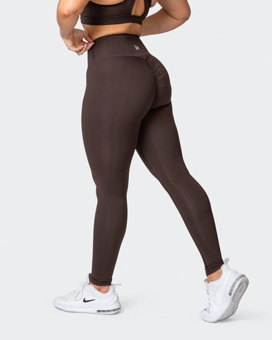 Leather Look Scrunch Bum Gym Leggings- Australian Made, Rhapso Designs