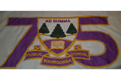 Wahroonga Public School 75 year anniversary flagflag