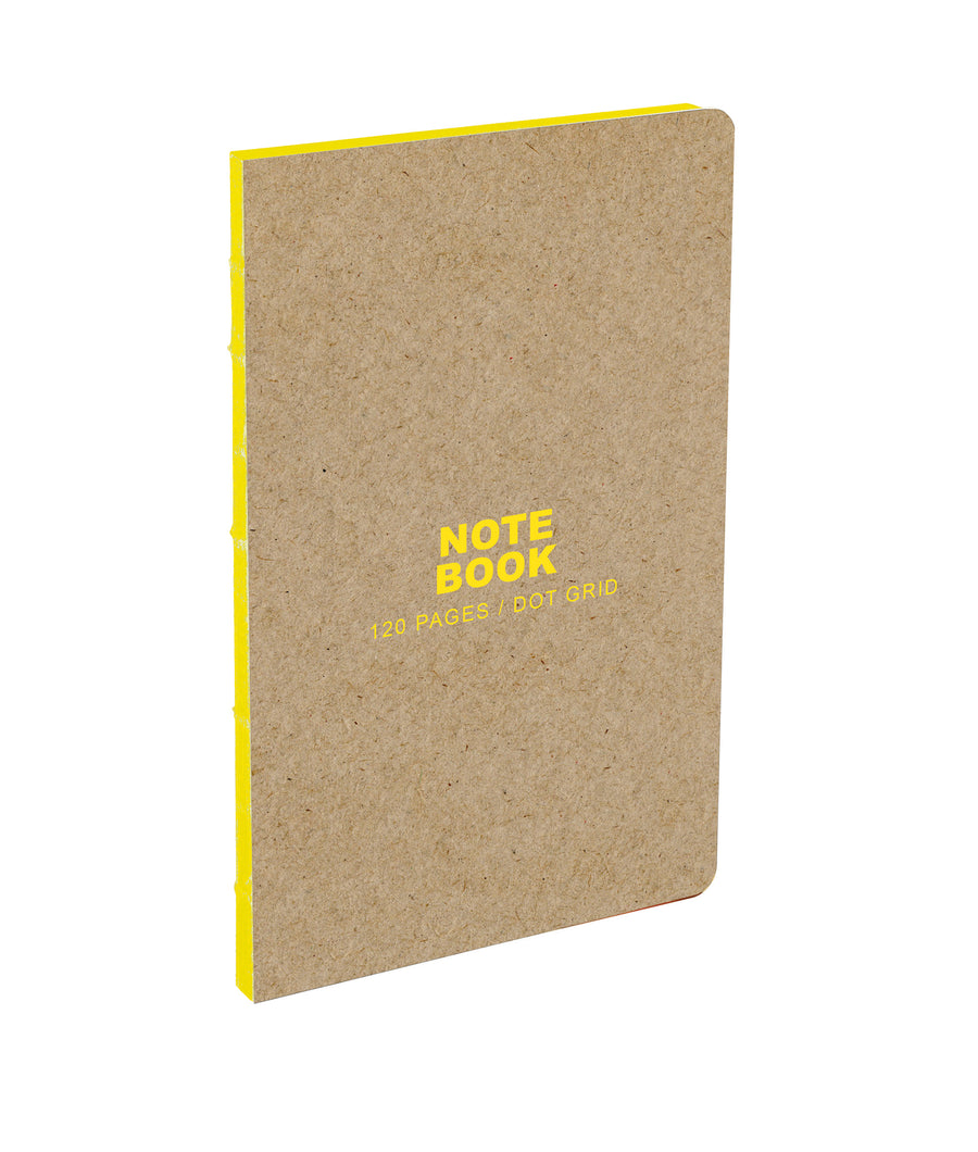"Kraft and Yellow" Small Bullet Journal
