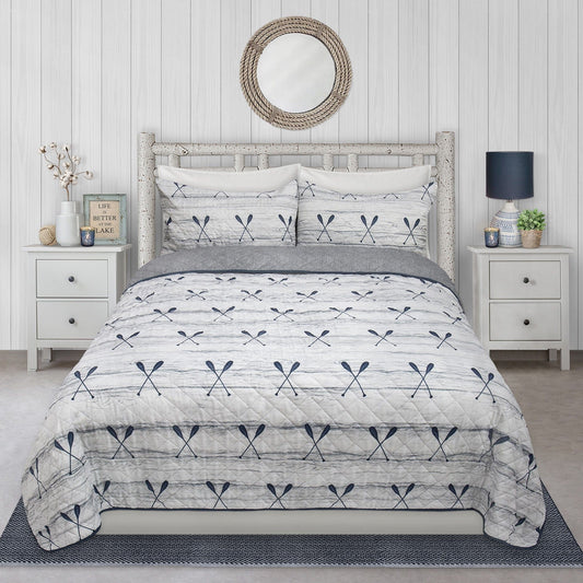 WynneHome 3-piece Reversible Quilt Set