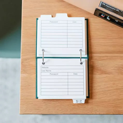 Are Your Passwords Secure with this Password Book? 