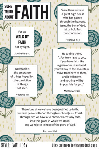 Bible verses about faith.