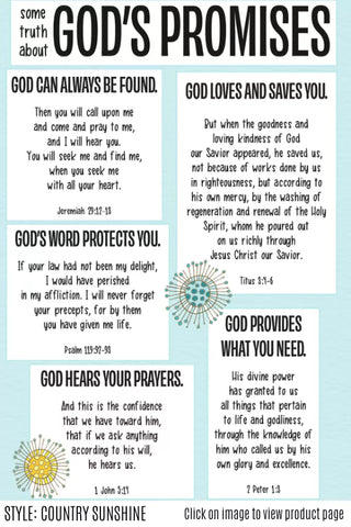 Bible verses and truth about God's promises.