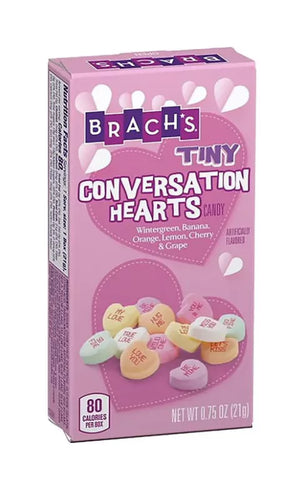 brachs conversation hearts candy box.