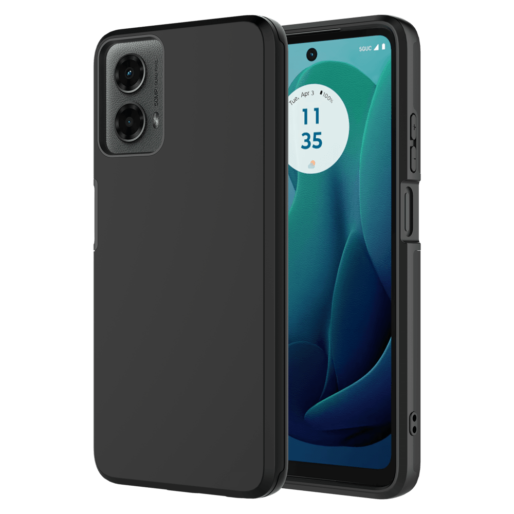 AMPD Dual Layer Soft Touch Classic Slim Case for Motorola Moto G 5G (2024)