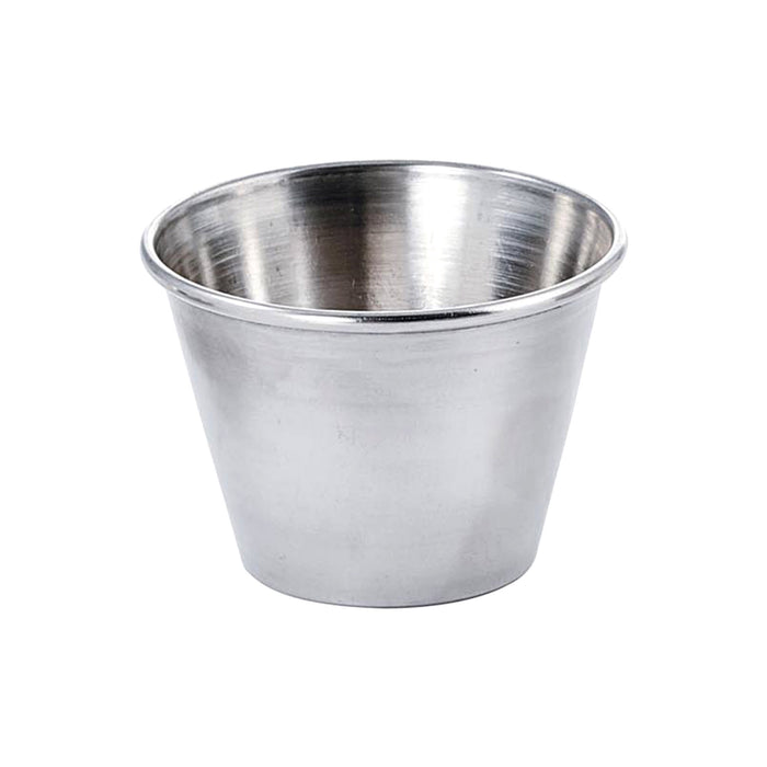 Winco SCP-25 - Sauce Cup - Stainless Steel - 2.5 oz (12)