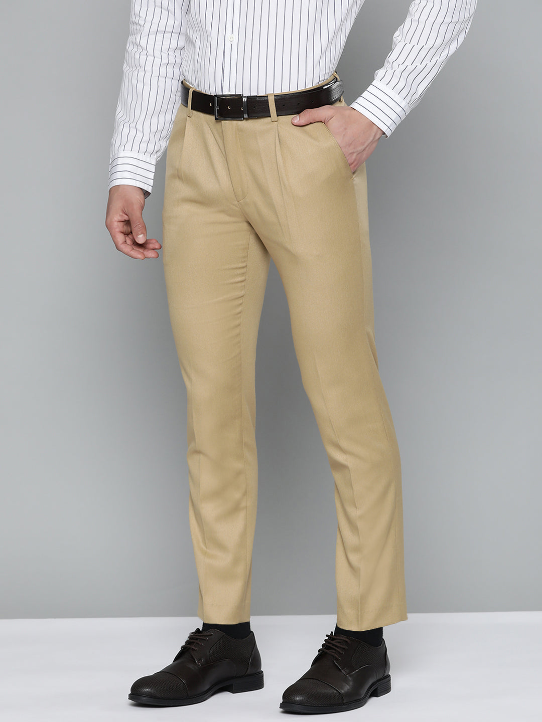 Grey Men Formal Trousers Canary London  Buy Grey Men Formal Trousers  Canary London online in India
