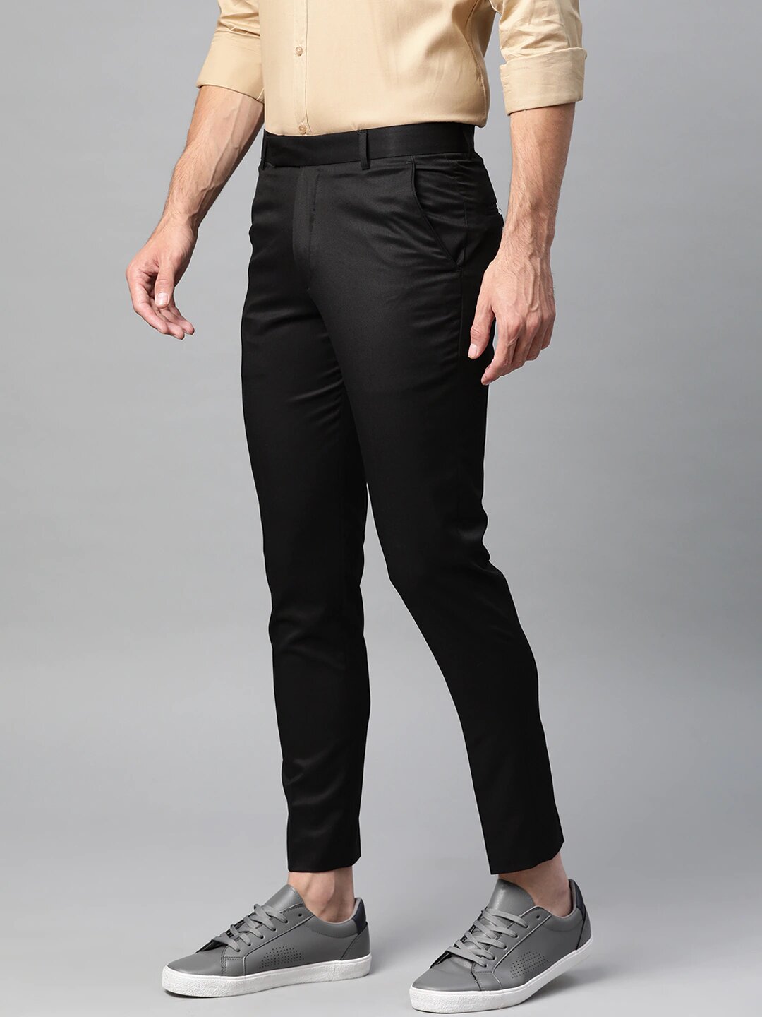 Ankle Pants Roll Up Trousers 3806 | Men fashion casual outfits, Mens pants  fashion, Mens clothing styles