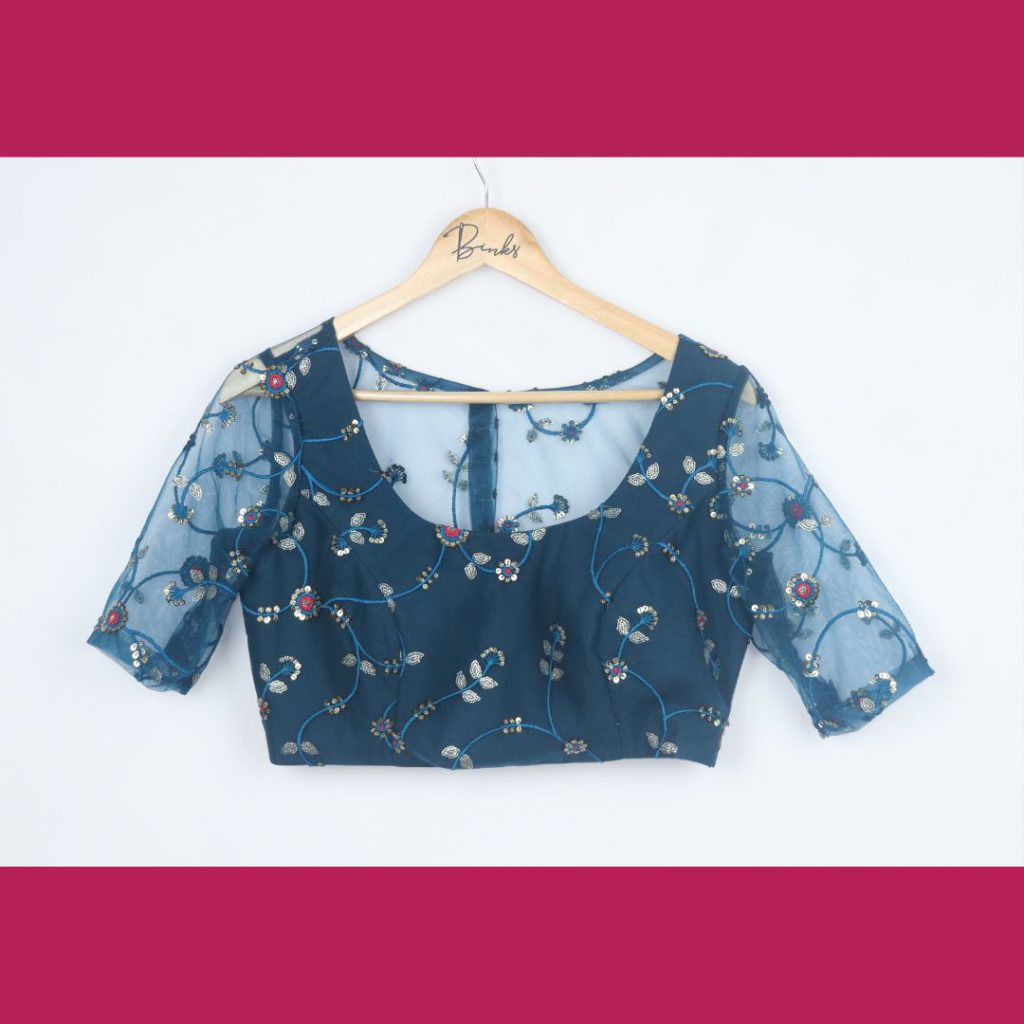 net design blouse 1