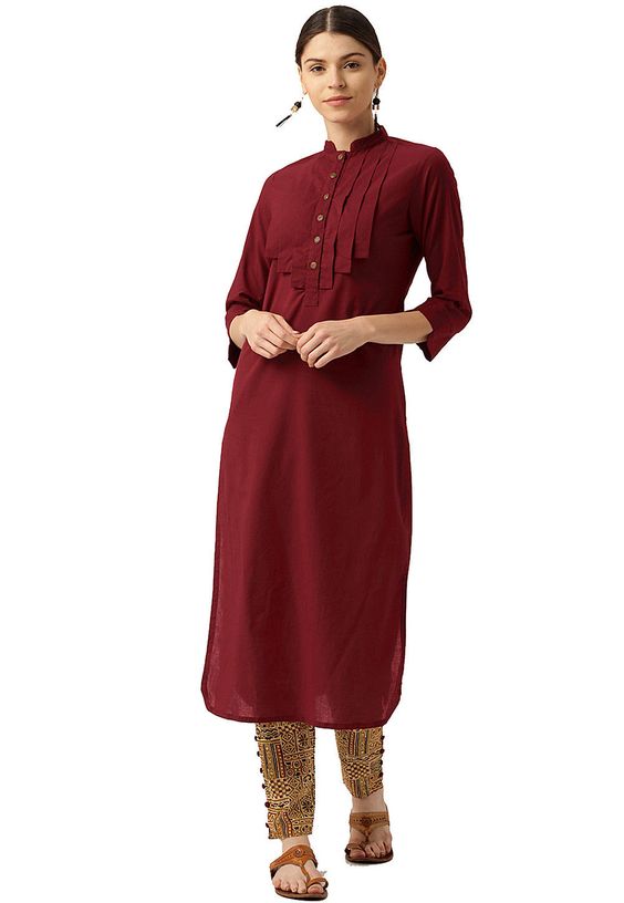 Mandarin-Collared Kurta