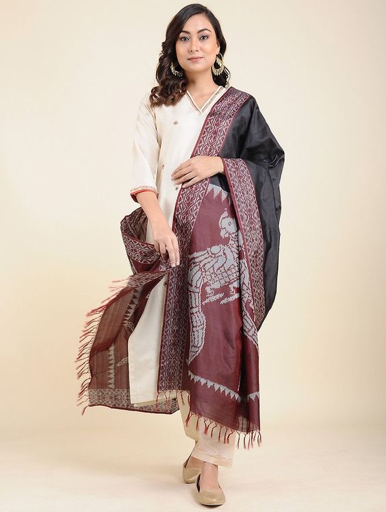 An Ikat Dupatta