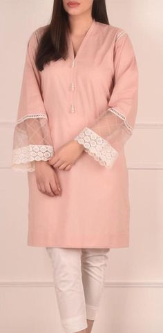 Wide-Sleeved Slub Kurta