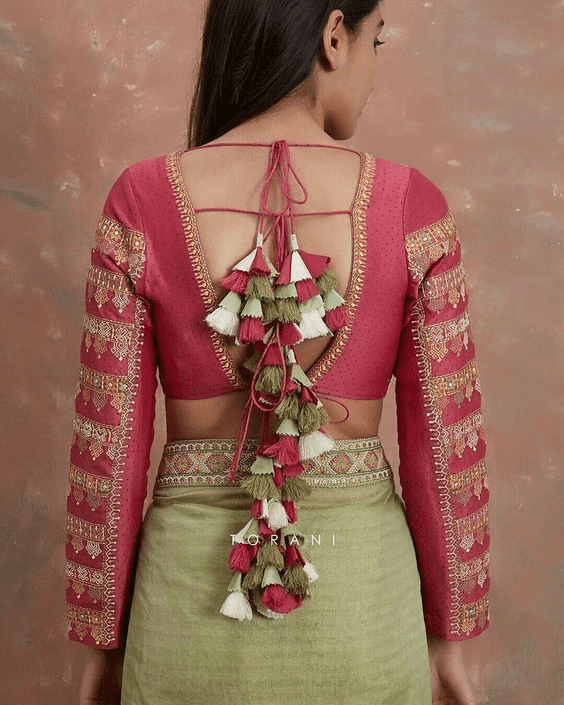 Unique And Truly Stunning Pattu Saree Blouse Designs - Designer Blouse