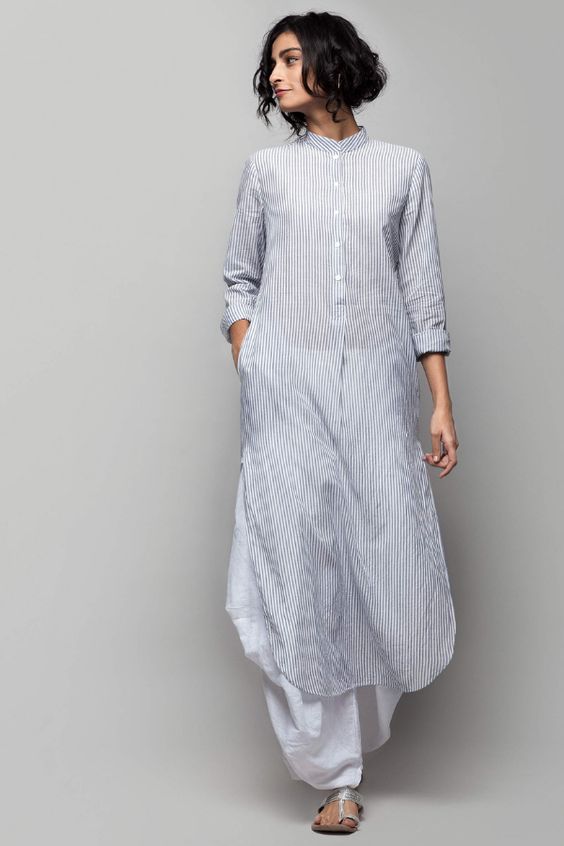 Mandarin-Collared Kurta