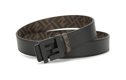 Louis Vuitton LV belt minimonogram Brown Leather ref.253241 - Joli