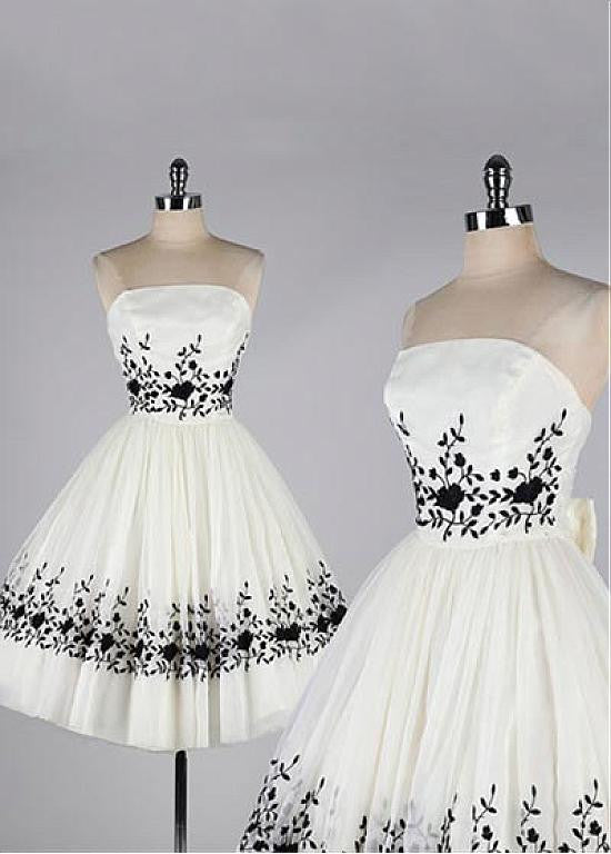 Black and White Homecoming Dress HS1530 – HedyHouse