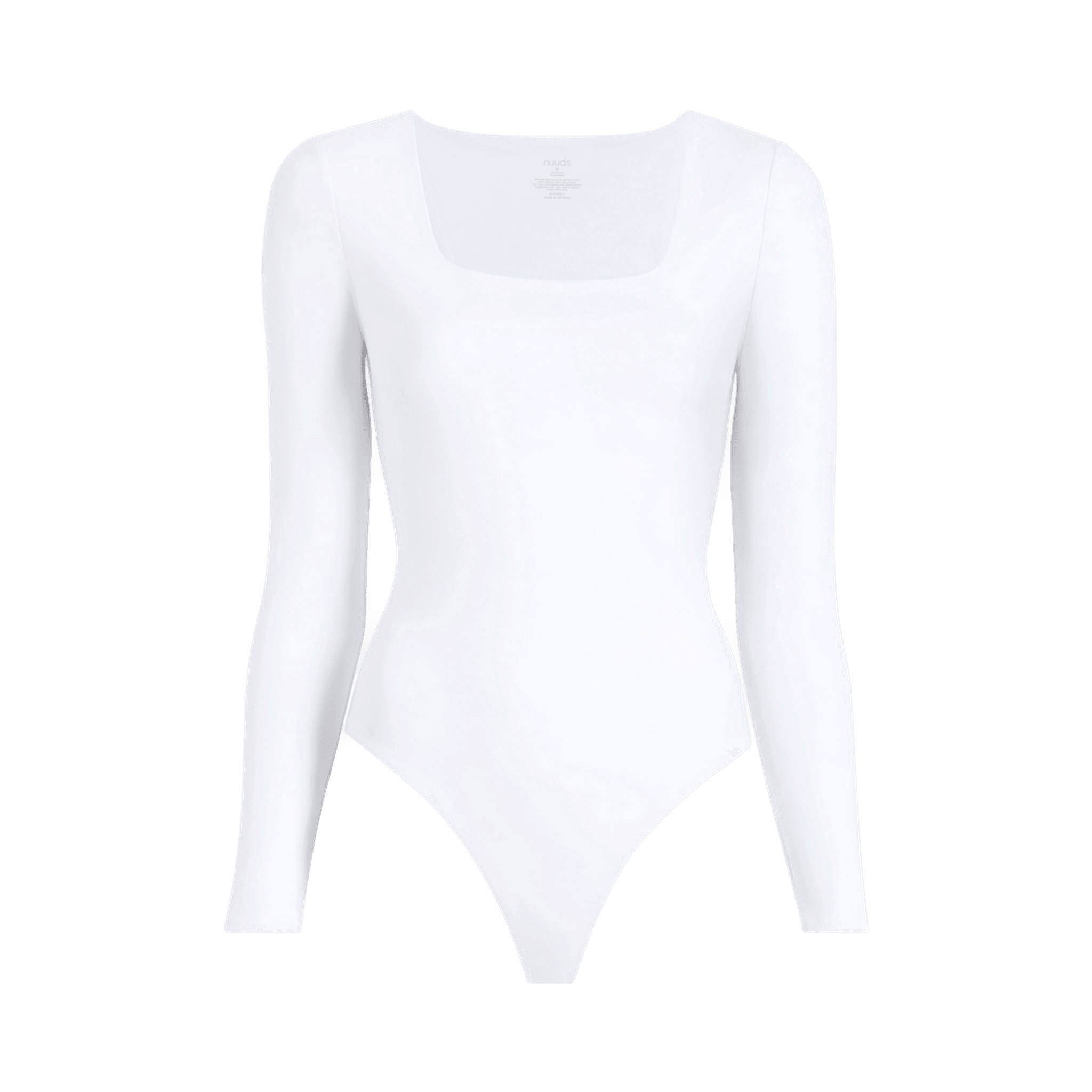 Too Much For You Long Sleeve Bodysuit - Black