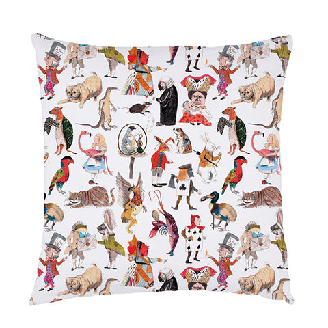 Alice in Wonderland Cushion by James Barker