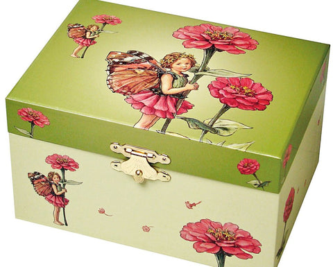 Musical Jewellery Box: The Flower Fairies, The Zinnia Fairy