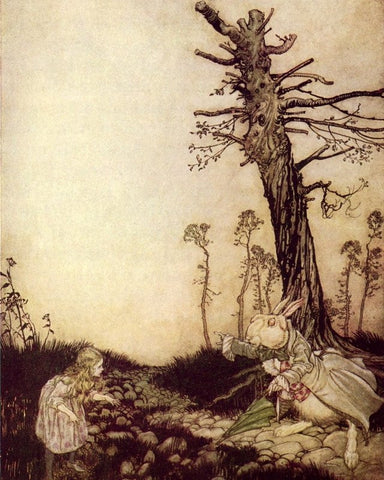 Arthur Rackham Alice in Wonderland Print