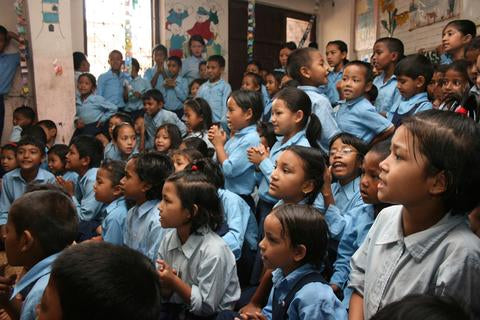 Node supports a school in Kathmandu