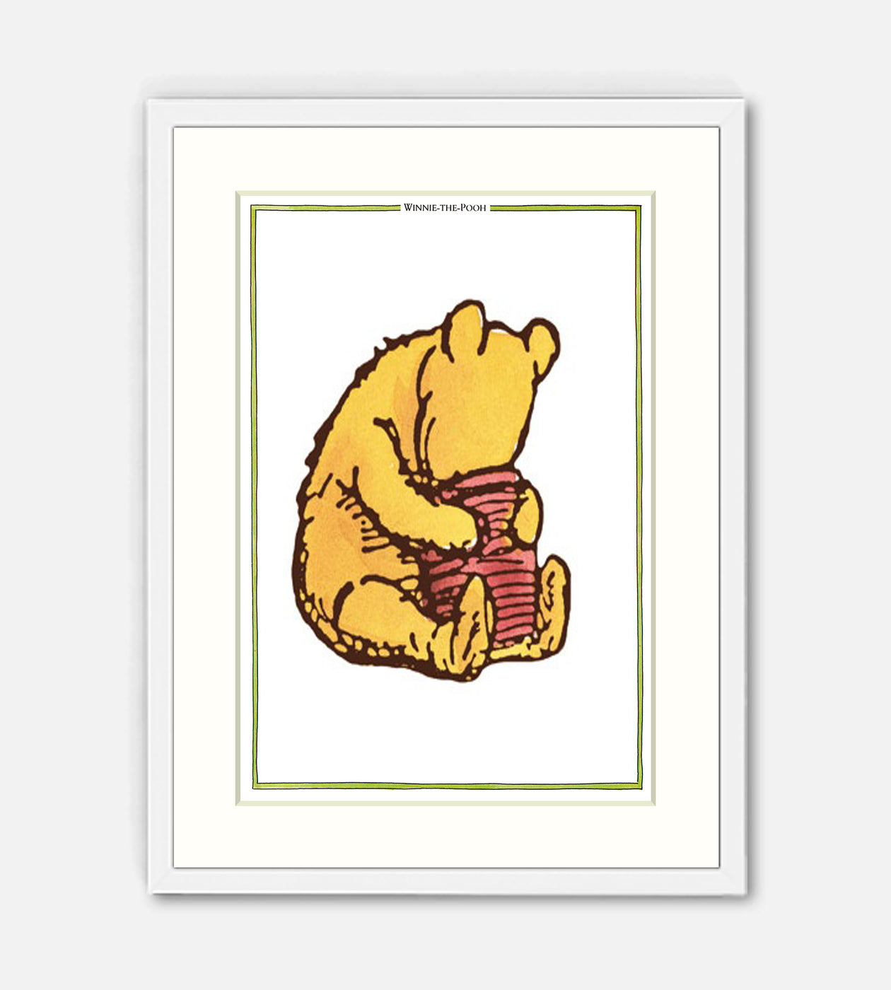 classic winnie the pooh honey pot drawing