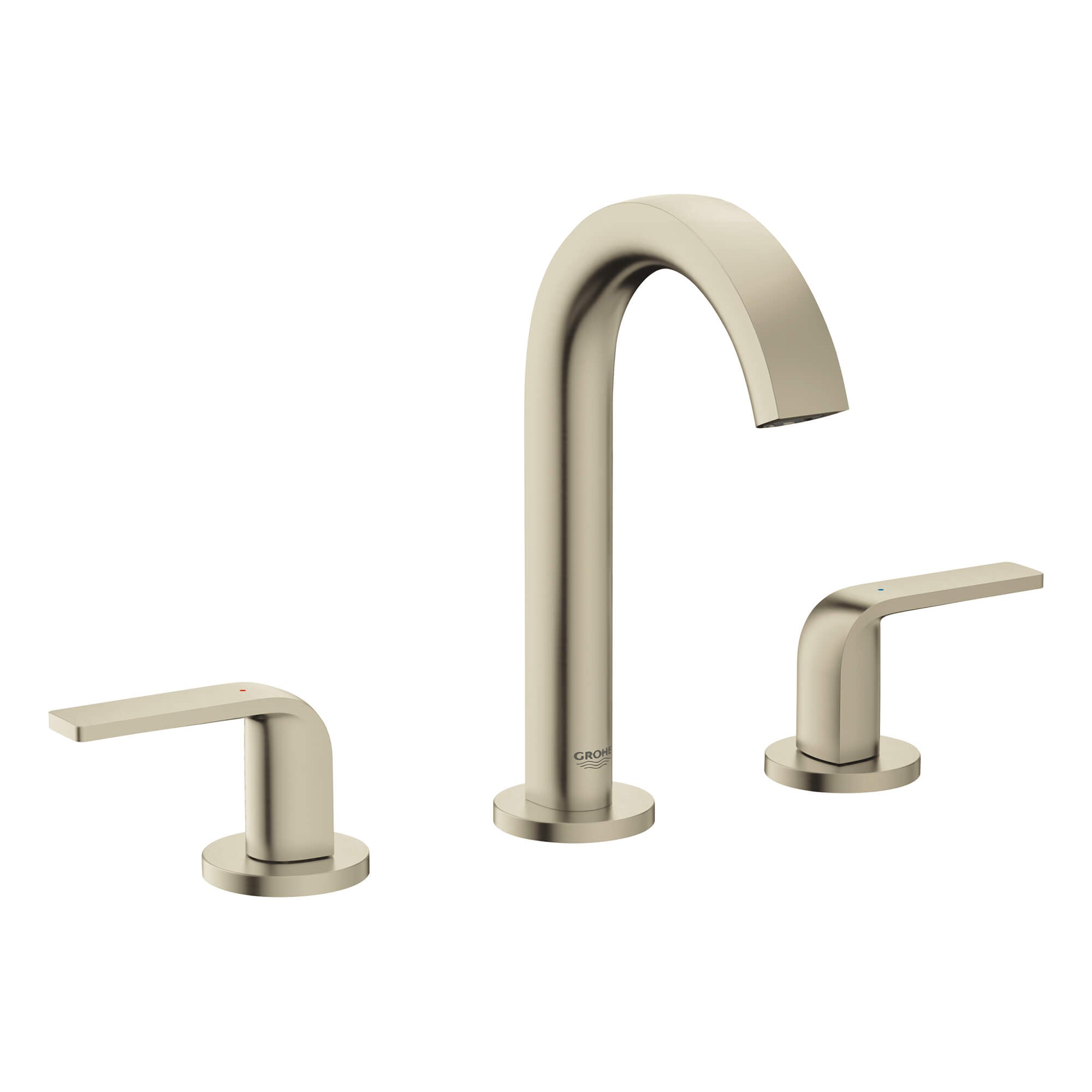 Grohe Defined 8" Widespread 2 Handle M-size Bathroom Faucet 4.5 L/min (1.2 GPM) - Brushed Nickel Grohe