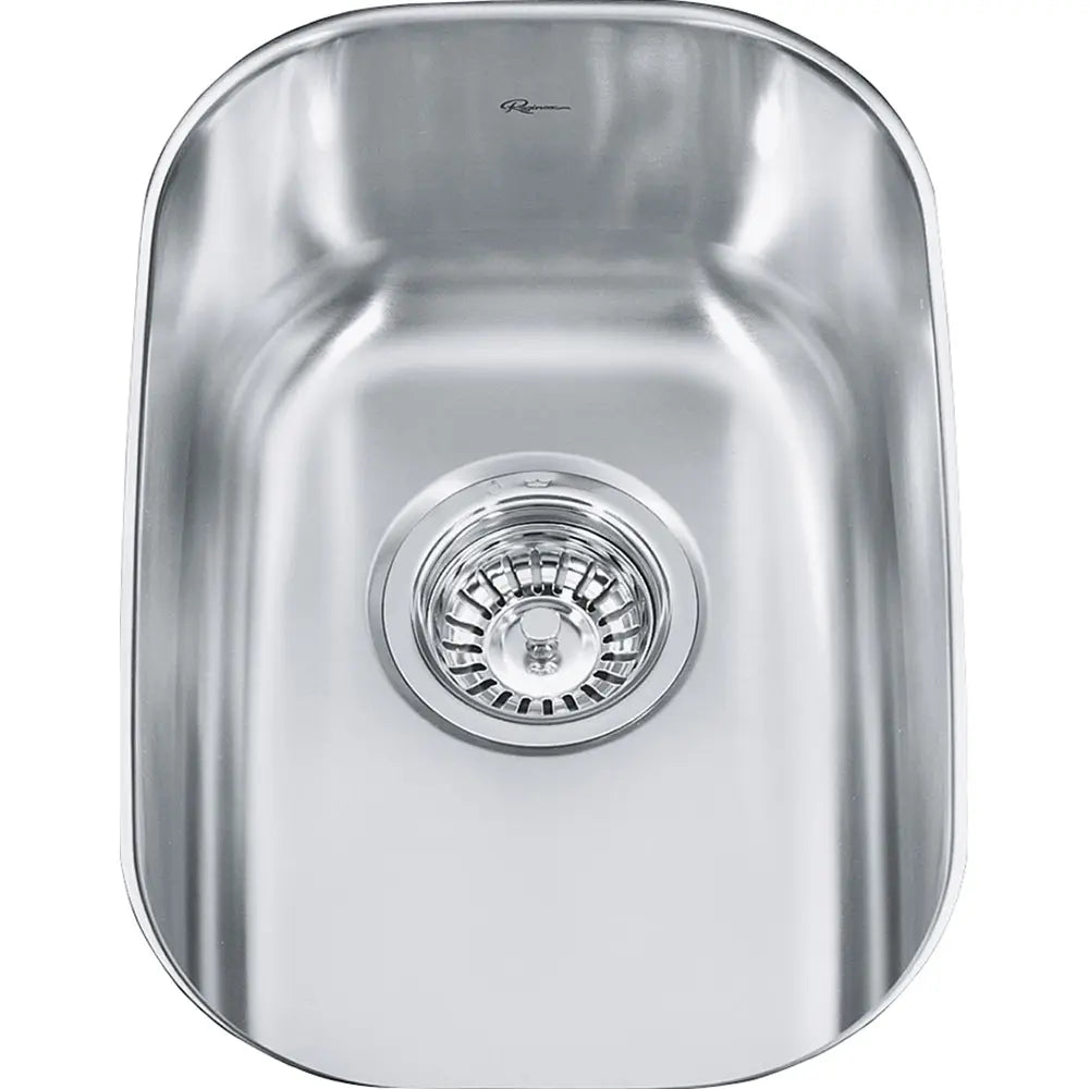 Kindred Reginox 12.38" x 17.75" Stainless Steel Undermount Kitchen Sink NS1813U-7 Kindred