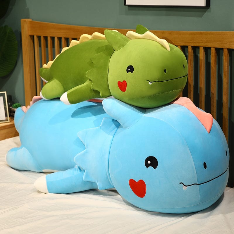 Jouet en peluche dinosaure, peluche douce et câline Oreiller dinosaure  mignon jouets en peluche dinosaure pour garçons et filles à partir de 3 ans