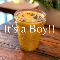 It's a Boy!! Candle