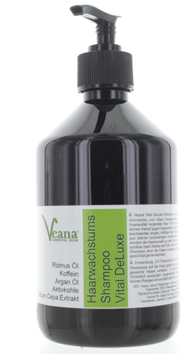 Veana Haarwachstums - Shampoo Vital DeLuxe (500ml) - Haarausfall stoppen, Haarwachstum reaktivieren