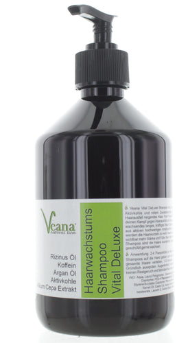 Veana Hair Growth - Shampoo Vital DeLuxe (500ml) - Stop hair loss, reactivate hair growth