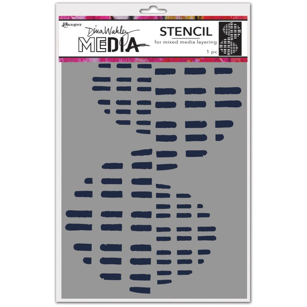 Dina Wakley Media Stencils 9x6 Honeycomb