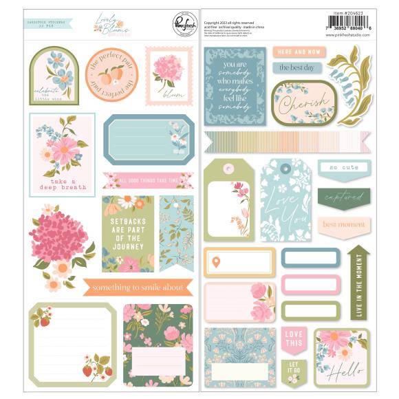 PinkFresh Cardstock Stickers-Keeping It Real - 736952869555